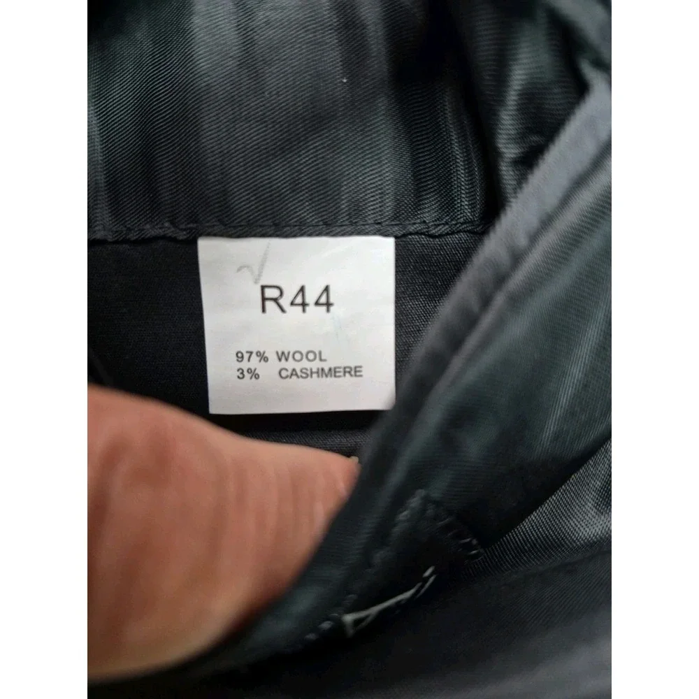 Jos A Bank Mens Wool Cashmere Sports Coat 44R Gray 2 Button Blazer M804